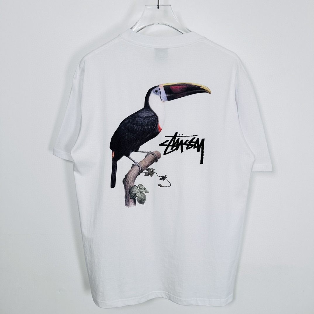 ★韓国の人気★【STUSSY】★Toucan T-Shirt Whit.e★ Stussy Toucan Tee White – Newcop