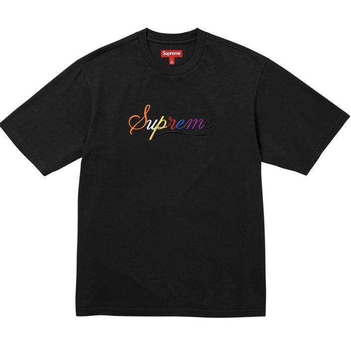 Supreme signature script logo tee cheap