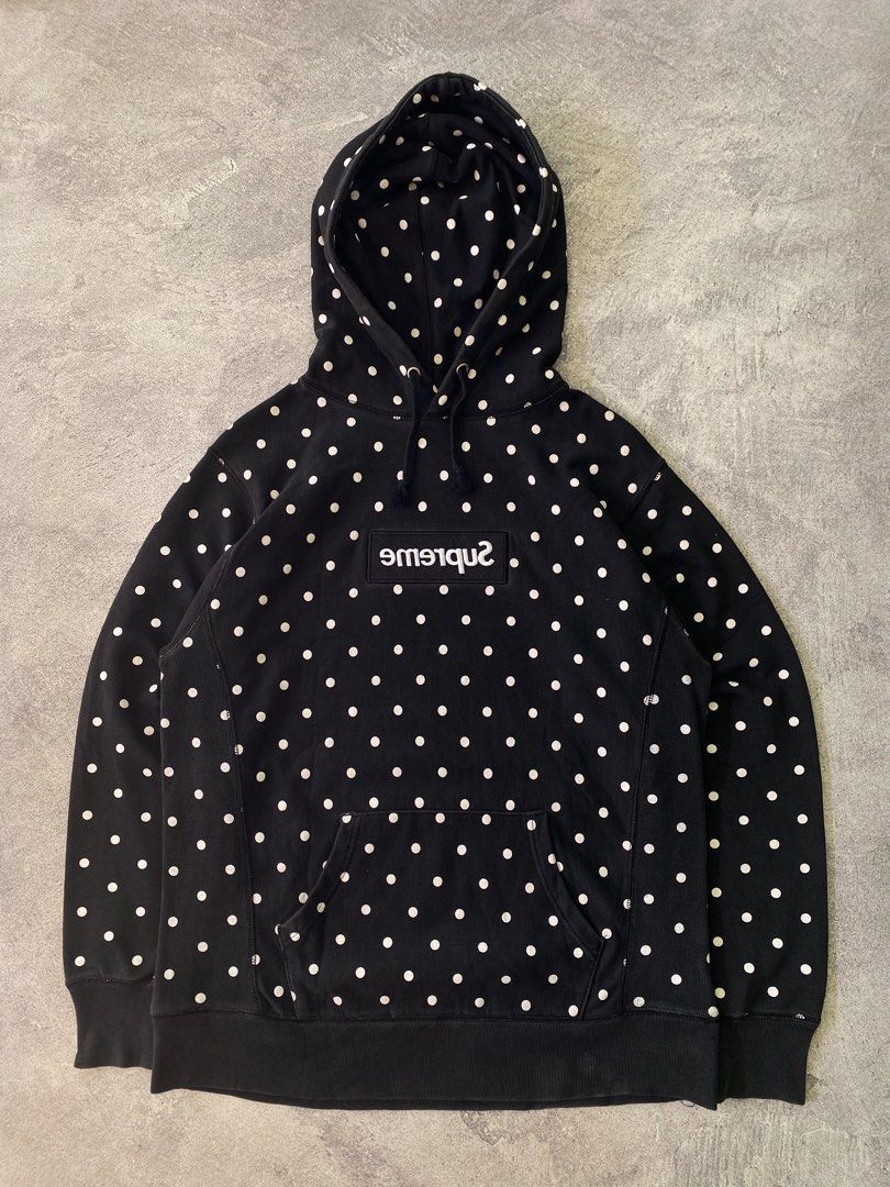 Supreme x comme des garcons polka dot hoodie clearance