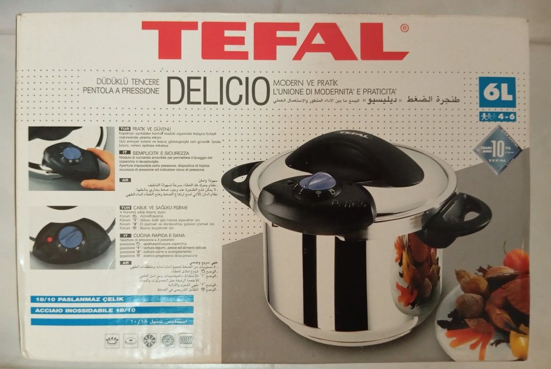 Tefal delicio pressure cooker hotsell