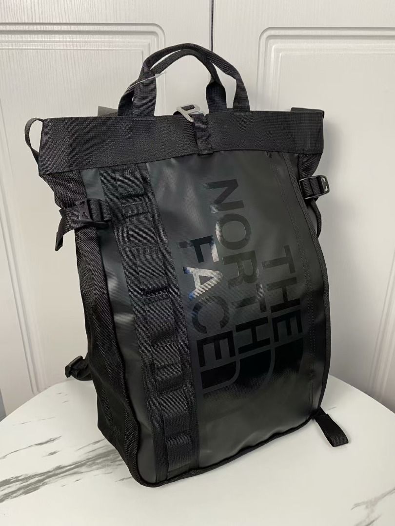 The North Face Base Camp logo tote bag in black Women s Fashion Bags Wallets Backpacks on Carousell