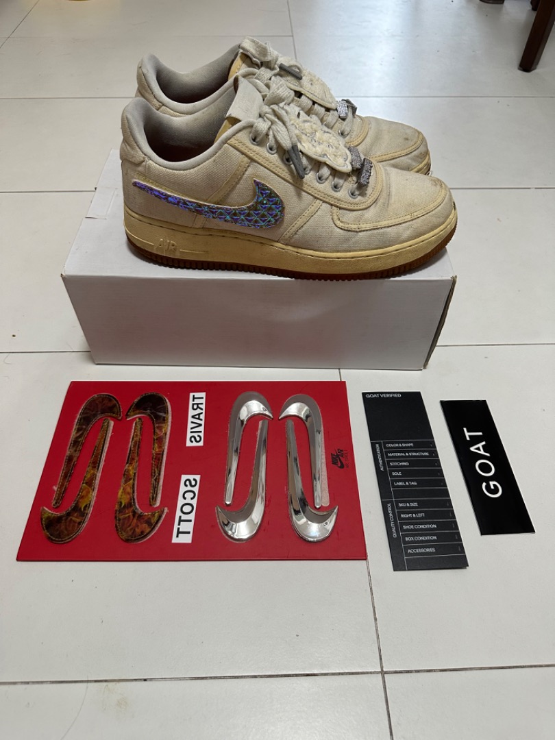 Air force 1 travis scott goat cheap