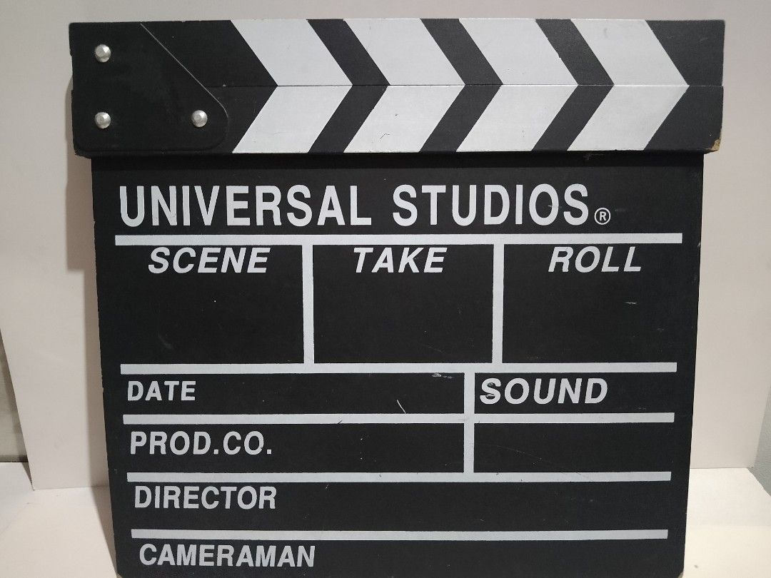 Universal Studio Clapping Board (Category: Board Games & Puzzles) located in Davao. Submitted by jeffsantos (Listing ID 1326650487, Image 1). Description: As is condition good for display.