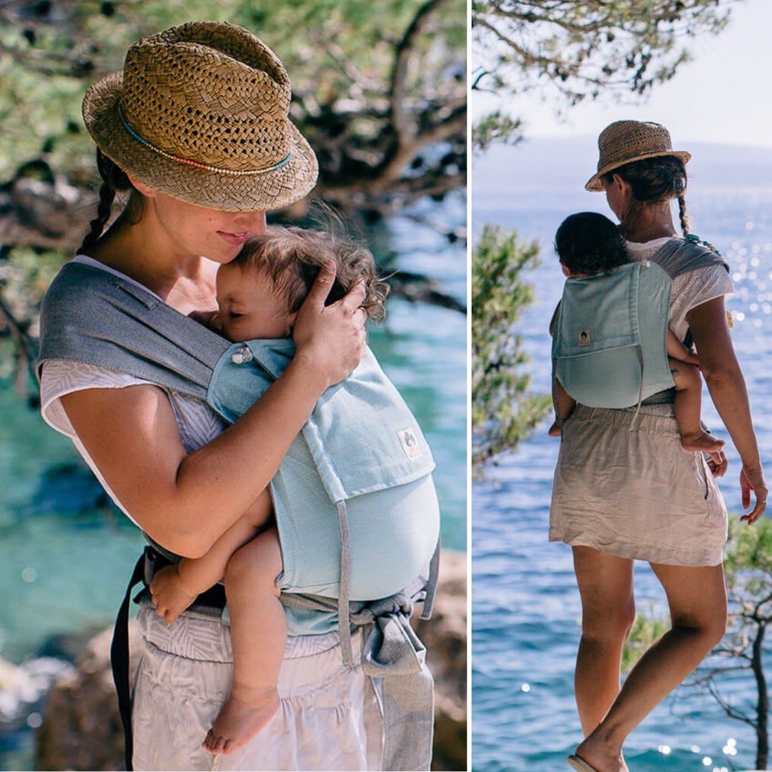 U.P 186 Limas Germany made in EU easy to wear Baby Carrier front and back carry lightweight like konny supportive like ergobaby baby bjorn