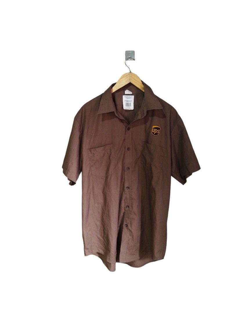 Ups Work Wear Buttondown polo Men s Fashion Coats Jackets and Outerwear on Carousell