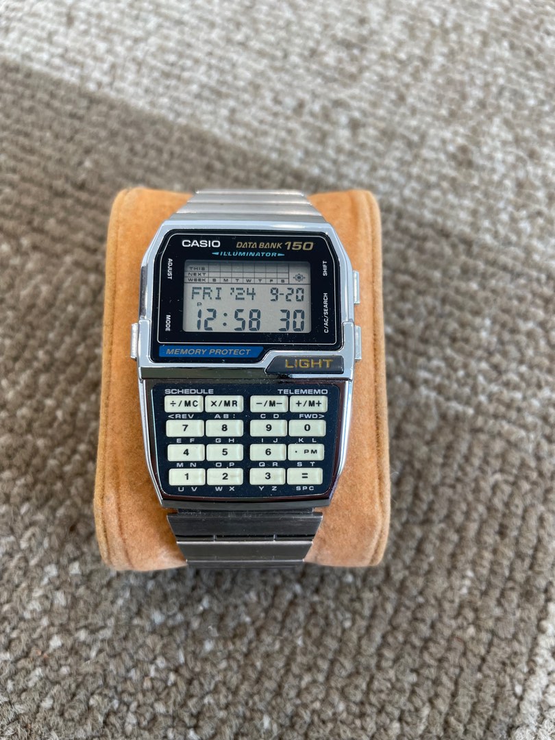 vintage Casio databank 150 Men s Fashion Watches Accessories Watches on Carousell