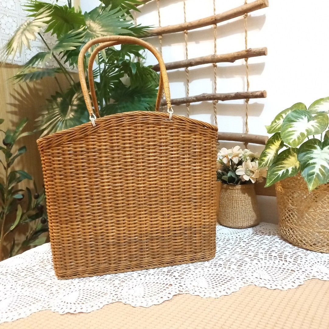 Vintage basket bag online