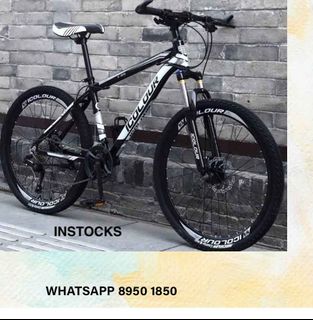 WITH Suspension iColour MTB 26 inch 21 Speeds Mountain Bike MTB 26 Bicycle rear rack Thermal lady baby 24 bag 16 27.5 29 children inch mesh rack kid seat Put food child 20 thermal 26 adult delivery se...