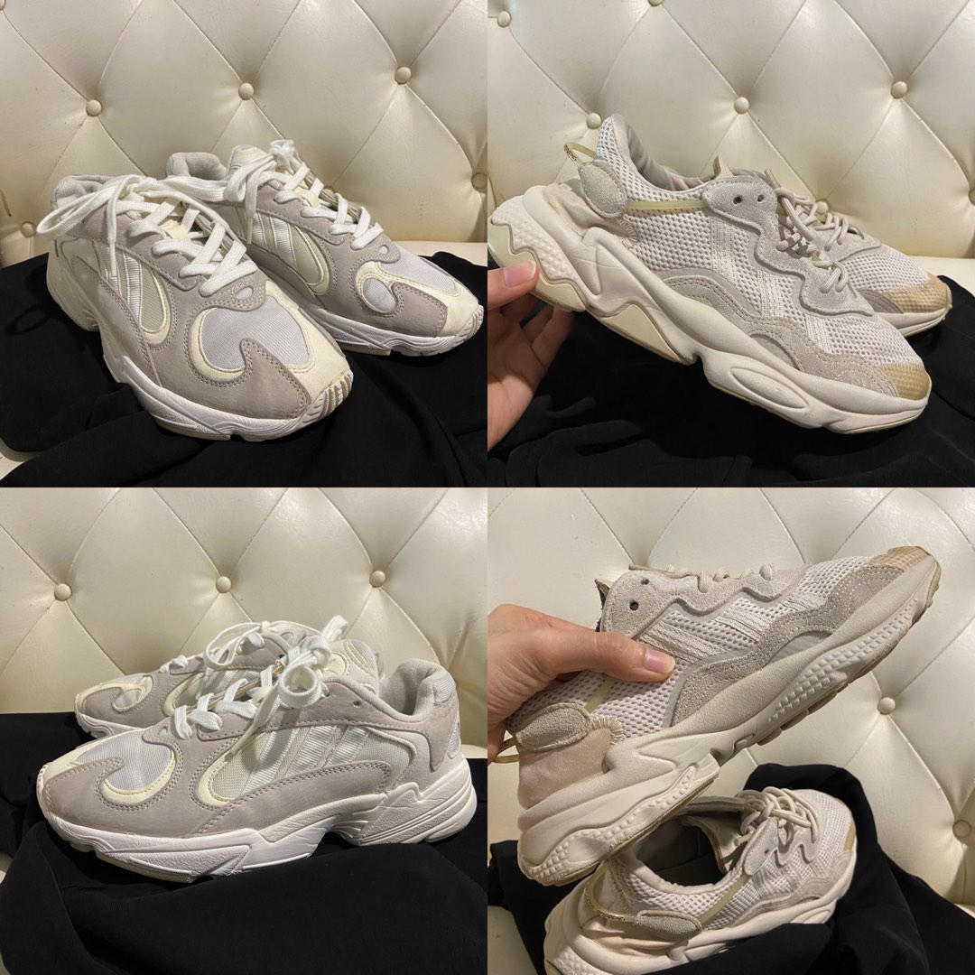 2 pairs Adidas Yung 1 Cloud Weezgo for Women Preloved Women s Fashion Footwear Sneakers on Carousell
