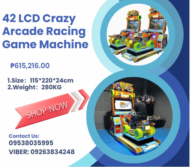 42 LCD Crazy Arcade Racing Game Machine, Everything Else, Others on ...