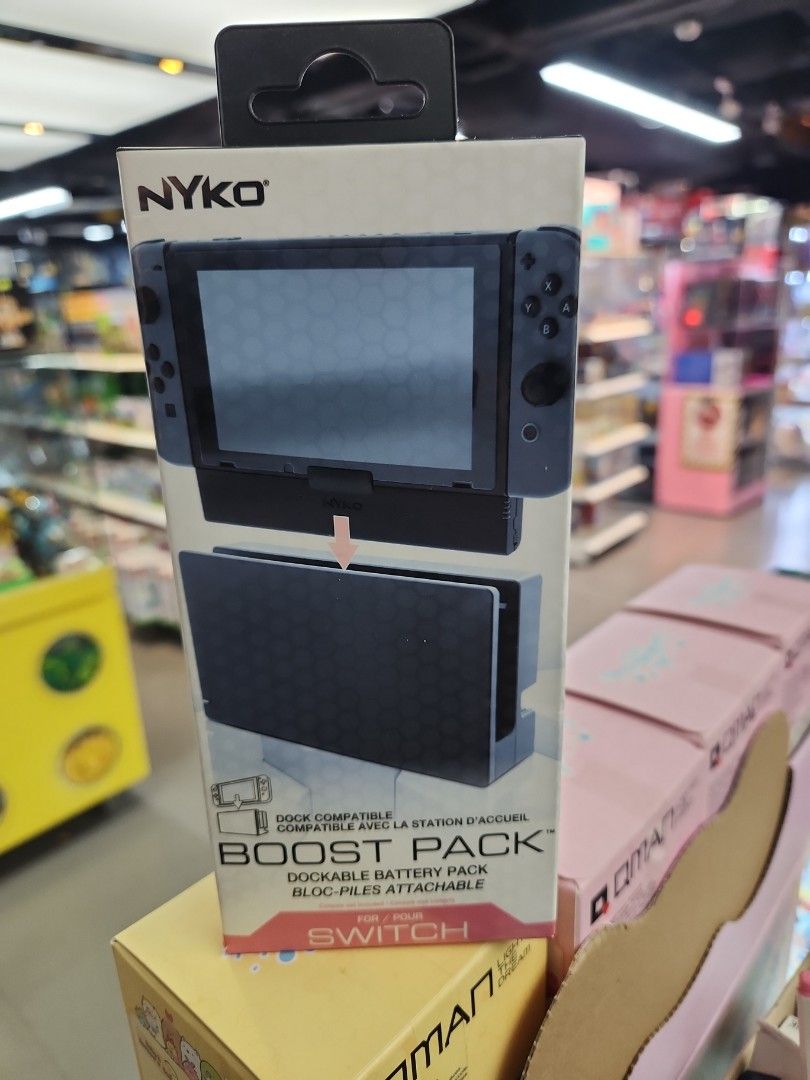 旺角家樂坊9樓門市）全新Switch NYKO 便攜充電座Boost Pack Charger