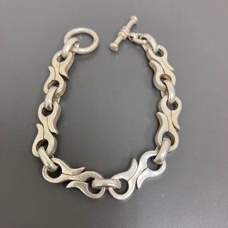 香港二手金銀店搜回 30克中古野性8字純銀925手鍊男女同款64215454280195110