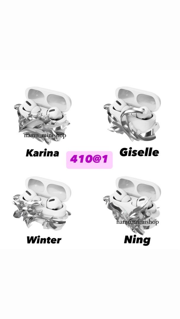 andaash × aespa airpodsmax WINTER ver 希少 andaash × aespa