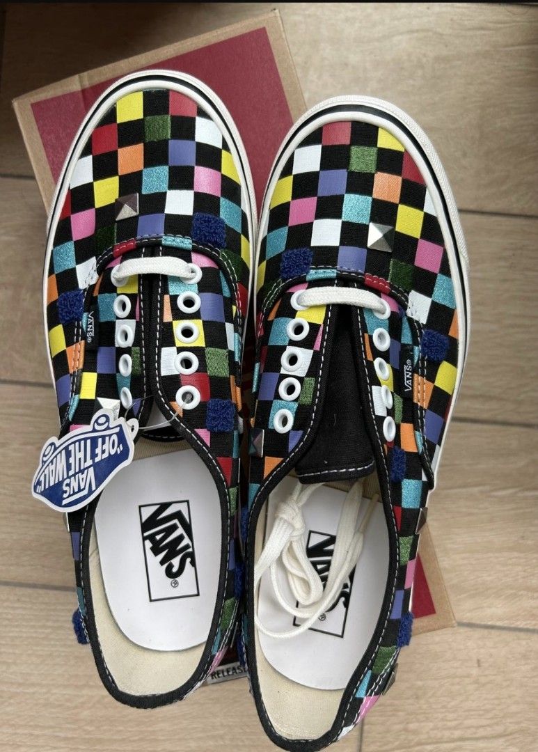 Mixed checkerboard vans new arrivals