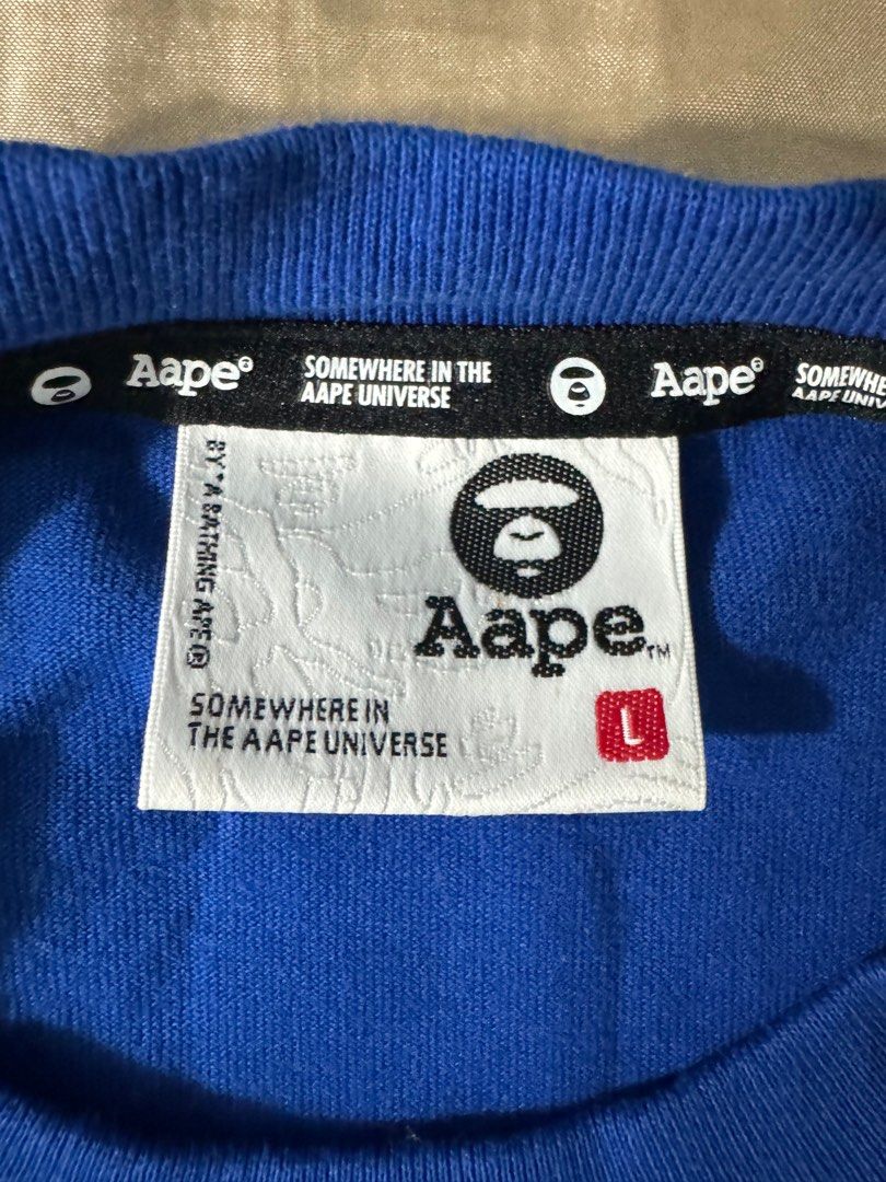 AAPE by BAPE Moonface Print Boxy Fit (Category: Tshirts & Polo Shirts ) located in Manila. Submitted by escobear (Listing ID 1326770884, Image 2). Description: Never been used, sinukat lang. Excellent Print RFS: Not my style.