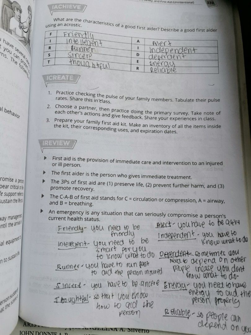 Achieve Creative Experiences and Skills in MAPEH (Category: Assessment Books) located in Marikina City. Submitted by irineb (Listing ID 1326661625, Image 3). Description: Highly encourage to read!!!☺ ACES in MAPEH Condition: few pages with answers-see attached photod,w plastic cover.NO TORN pages 😉👌👌👌. Selling price:Php 200.00 RFS:Decluttering For pick up at eastwood area-weekdays for pick up at marikina-weekends Buyer to book pick up. Good f