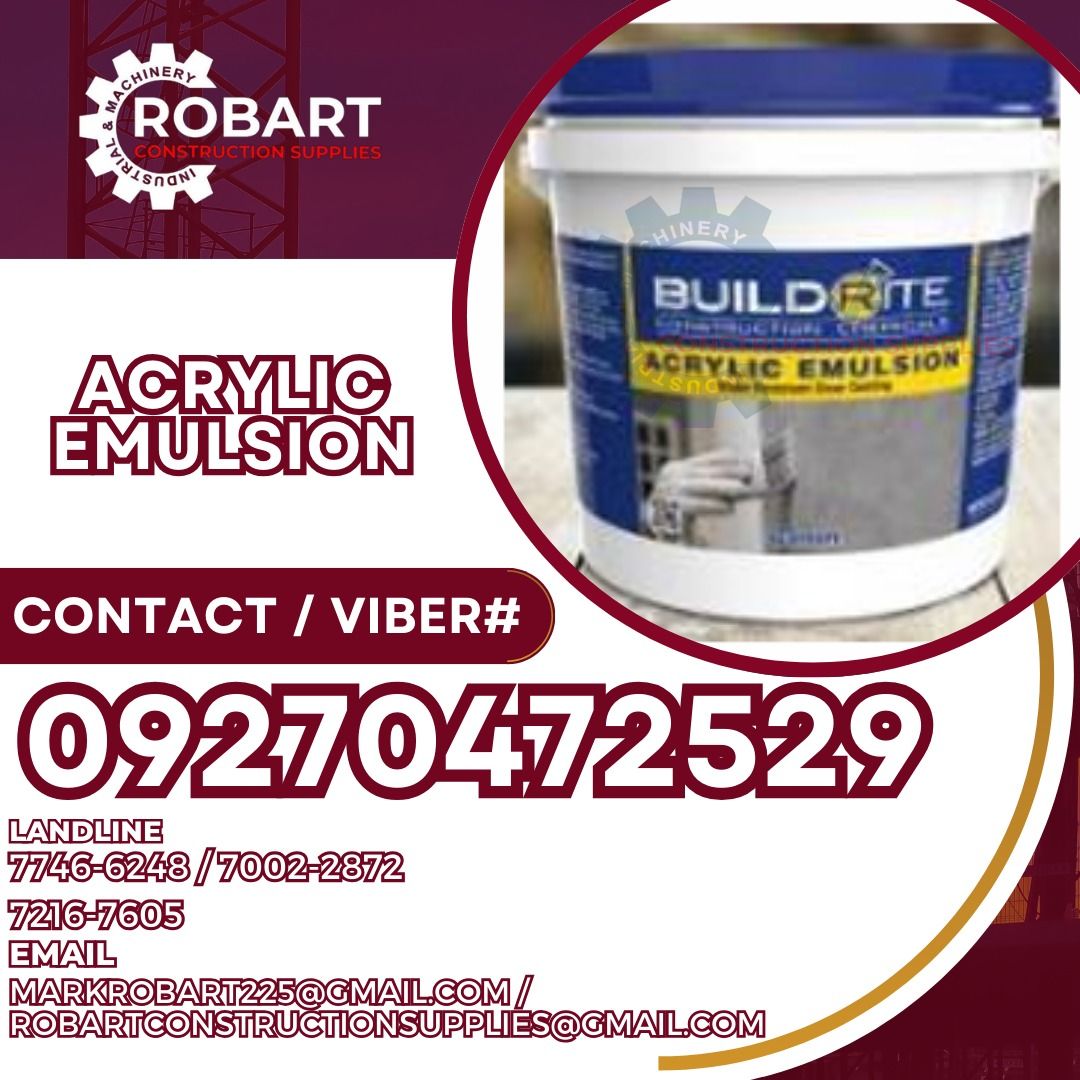 Acrylic Emulsion, Commercial & Industrial, Construction Tools ...