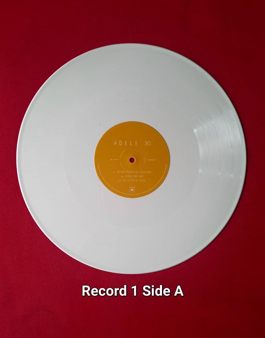 ADELE - 30. Vinyl Record LP Plaka for SALE✔️ (Category: Vinyls) located in Manila. Submitted by malano24melisa (Listing ID 1326746627, Image 3). Description: ADELE - 30. Vinyl Record LP Plaka for SALE✔️ P2,280 Artist: Adele Title: Adele 30 Label: Columbia – 194399437971 2 x Vinyl, LP, Album, Limited Edition, Stereo White Colored Vinyl Mfd USA..2021 Genre: Funk / Soul, Blues, Pop Style: Ballad, Neo Soul, Piano Blues Comes with Original Inner Print