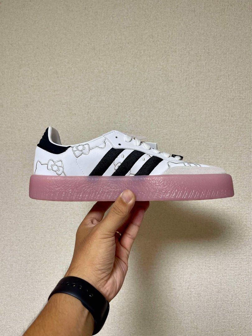 adidas gazelle silver green womens Adidas Sambae Hello Kitty  Flower Kickz