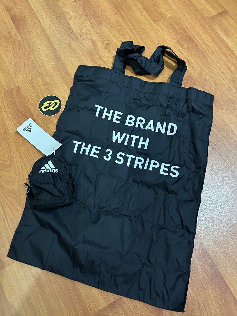 Adidas packable tote bag