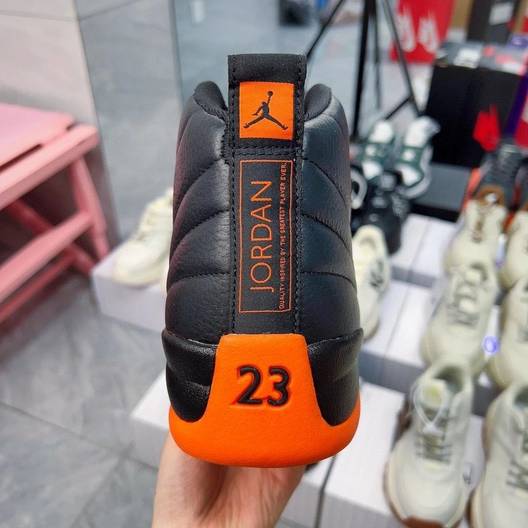 Jordan 12 Black Brilliant Orange Red And Black Jordan 12 Release