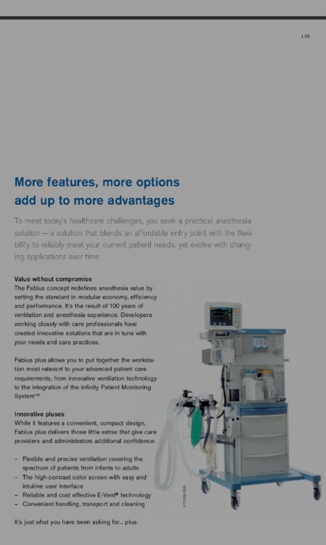 Anesthesia Machine Draeger Germany Fabius Plus (Category: Medical Supplies & Tools) located in Angeles City. Submitted by ryainramos (Listing ID 1326747184, Image 2). Description: .