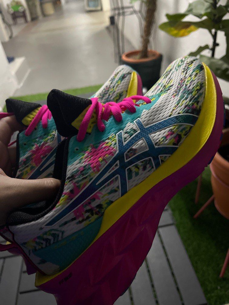 Asics Electric Pink Multicolor FF blast Running shoes