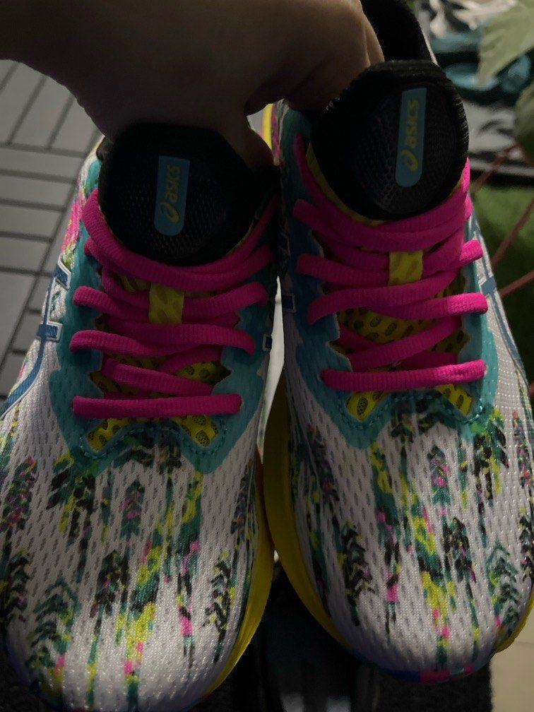 Asics running shoes colorful best sale