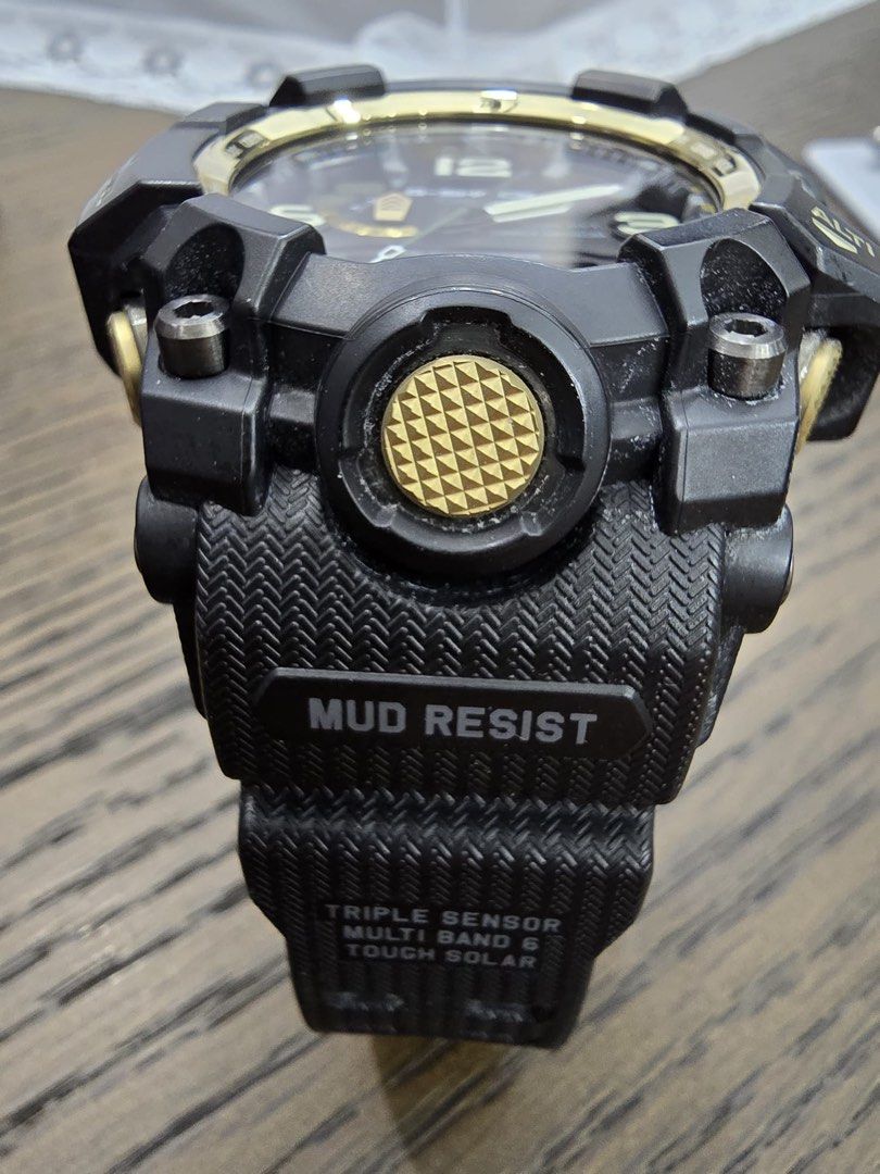 Authentic CASIO G Shock Mudmaster Black Gold GWG 1000GB
