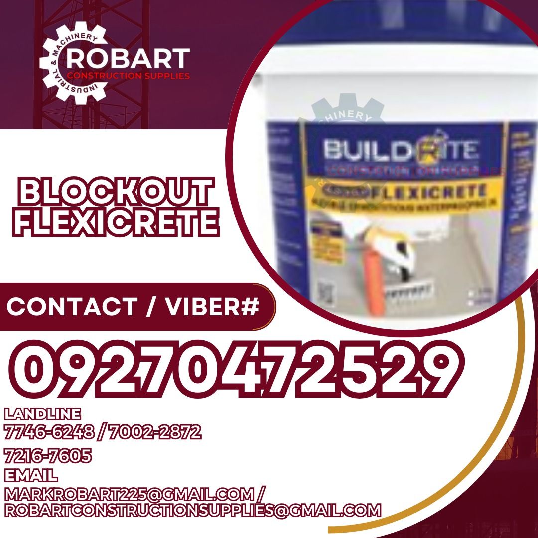 Blockout Flexicrete, Commercial & Industrial, Construction Tools ...