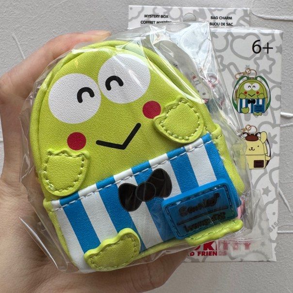 Sanrio Keroppi Mini Backpack Loungefly Sanrio Sequin Keroppi  display picture 1