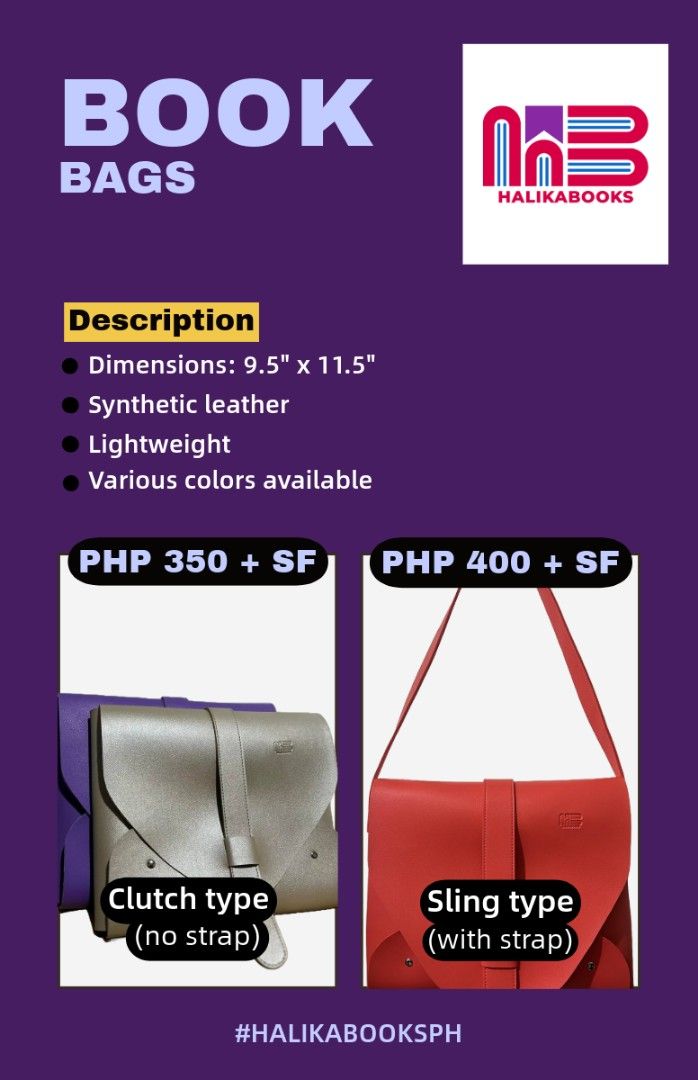 BOOK BAG (clutch and with strap), Men's Fashion, Bags, Belt bags, Clutches and Pouches on Carousell