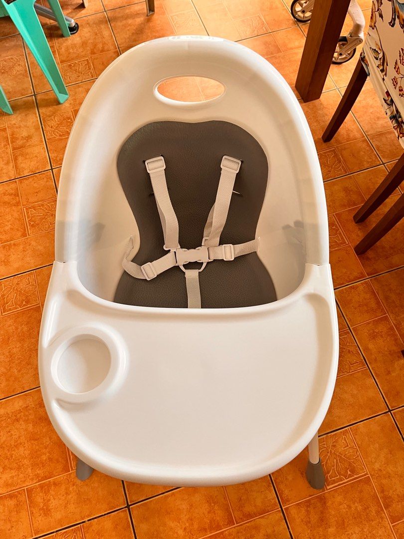 Bop Hi Lo Highchair Grey