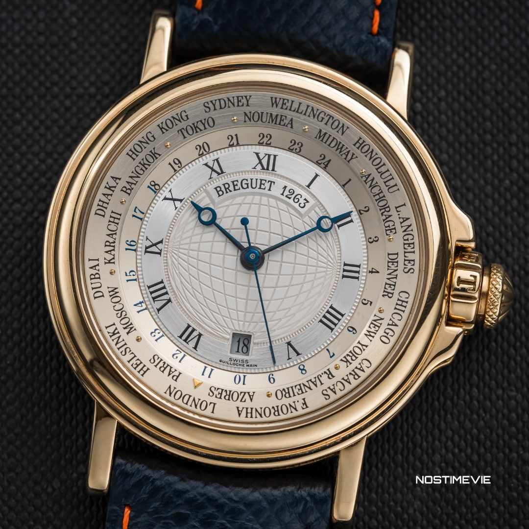 BreguetMarine World Time 18k Gold 3700BA129V6, Luxury, Watches on