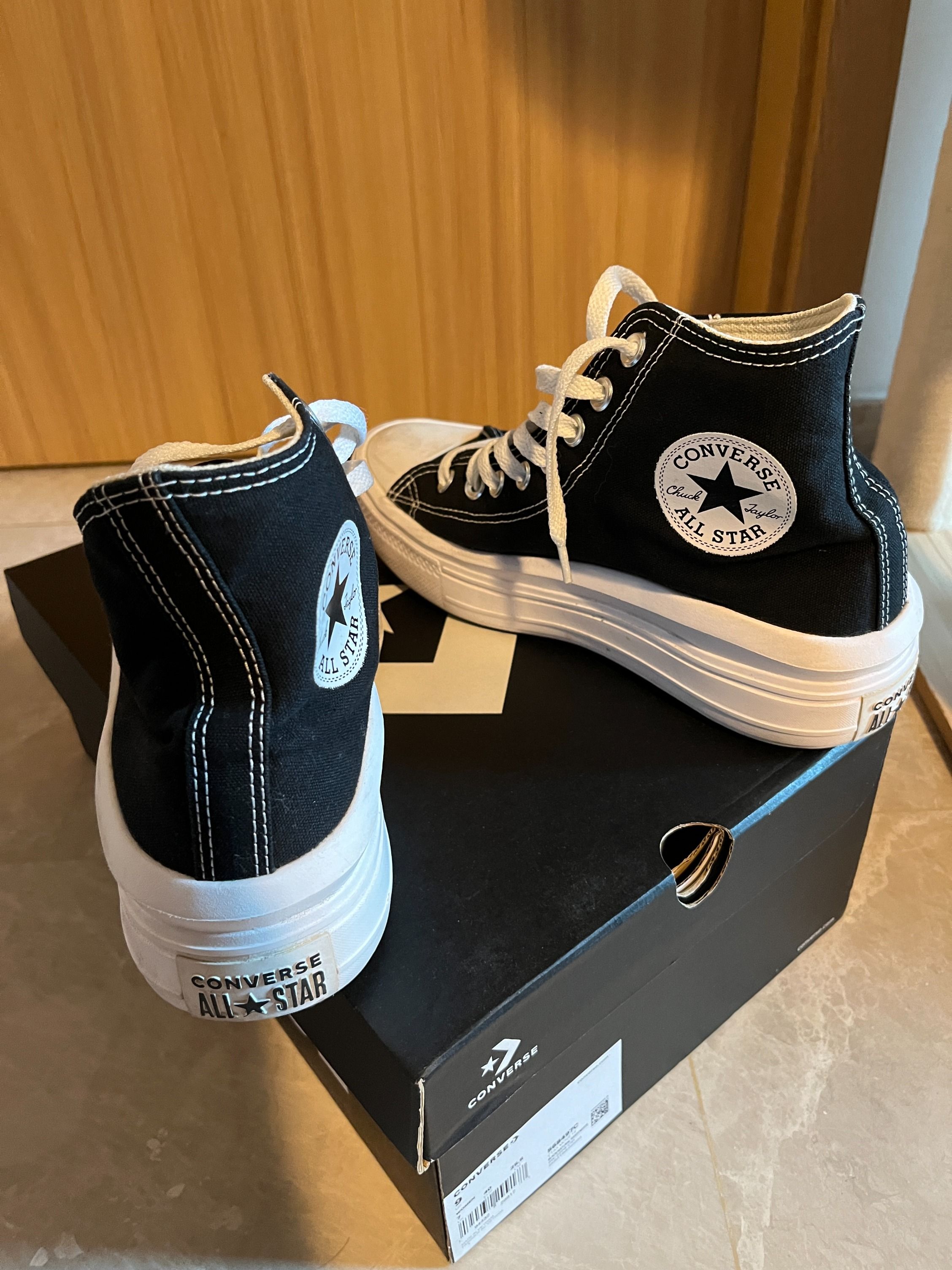 Converse Chuck Taylor All Star Move Platform US 9 EU 40 UK 7 Luxury Sneakers Footwear on Carousell