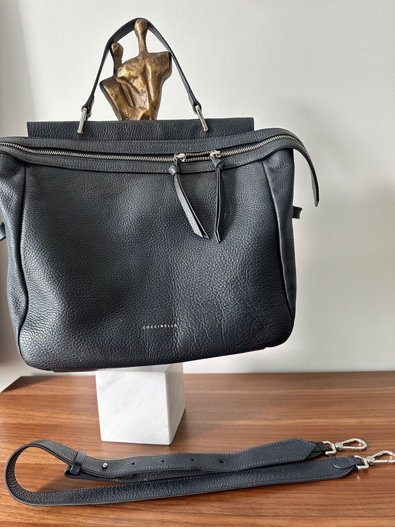 Coccinelle Shoulder Bag in Navy Women s Fashion Bags Wallets Shoulder Bags on Carousell