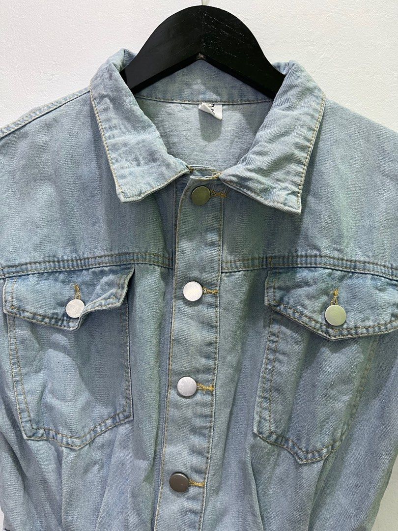 Denim Dress (Category: Dresses) located in Imus. Submitted by declutterbycad (Listing ID 1326842430, Image 2). Description: Garterized (waist area) Soft Denim.