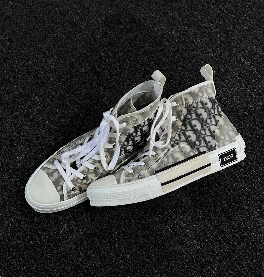 dior high cut sneakers