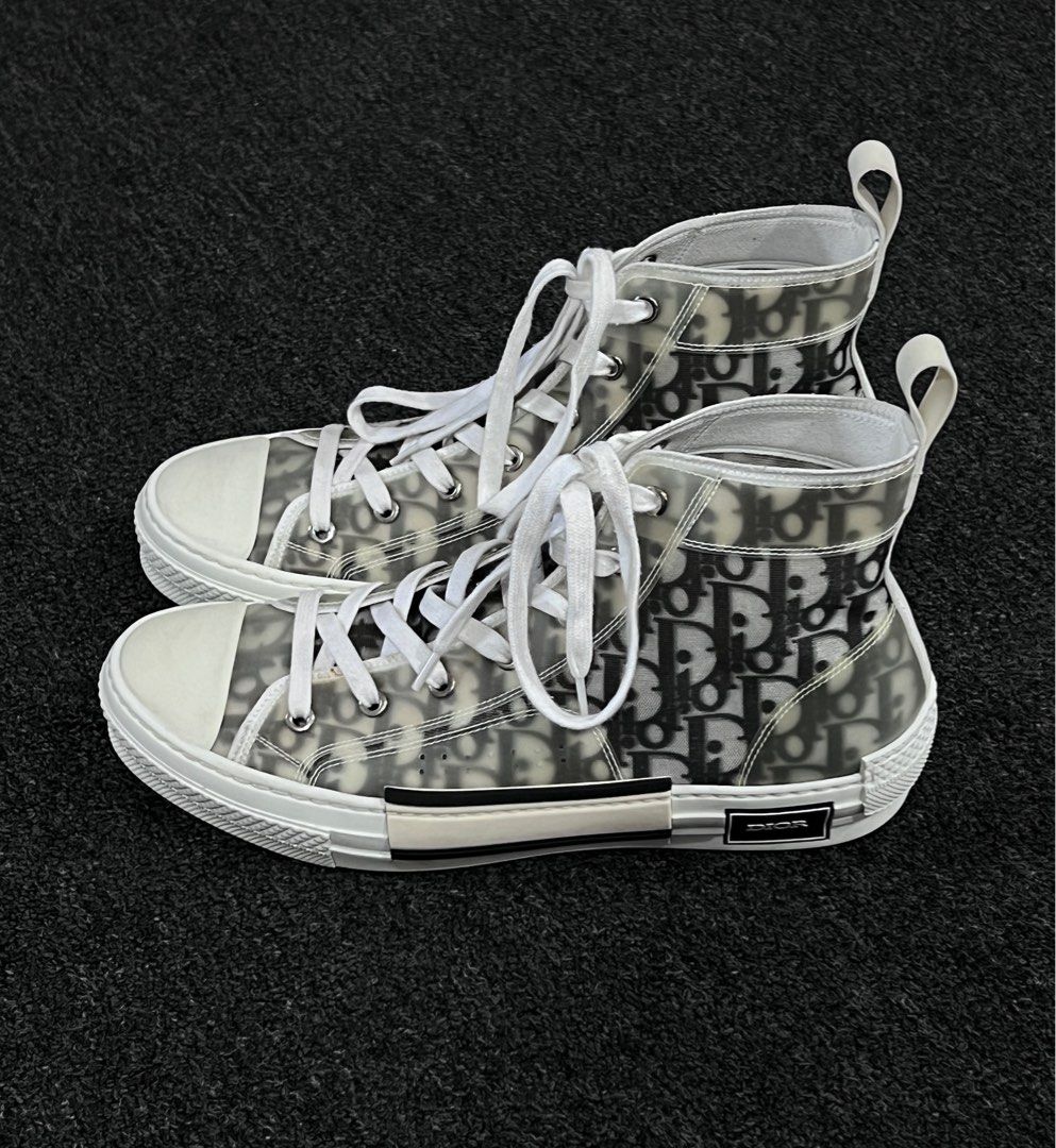 christian dior high cut sneakers