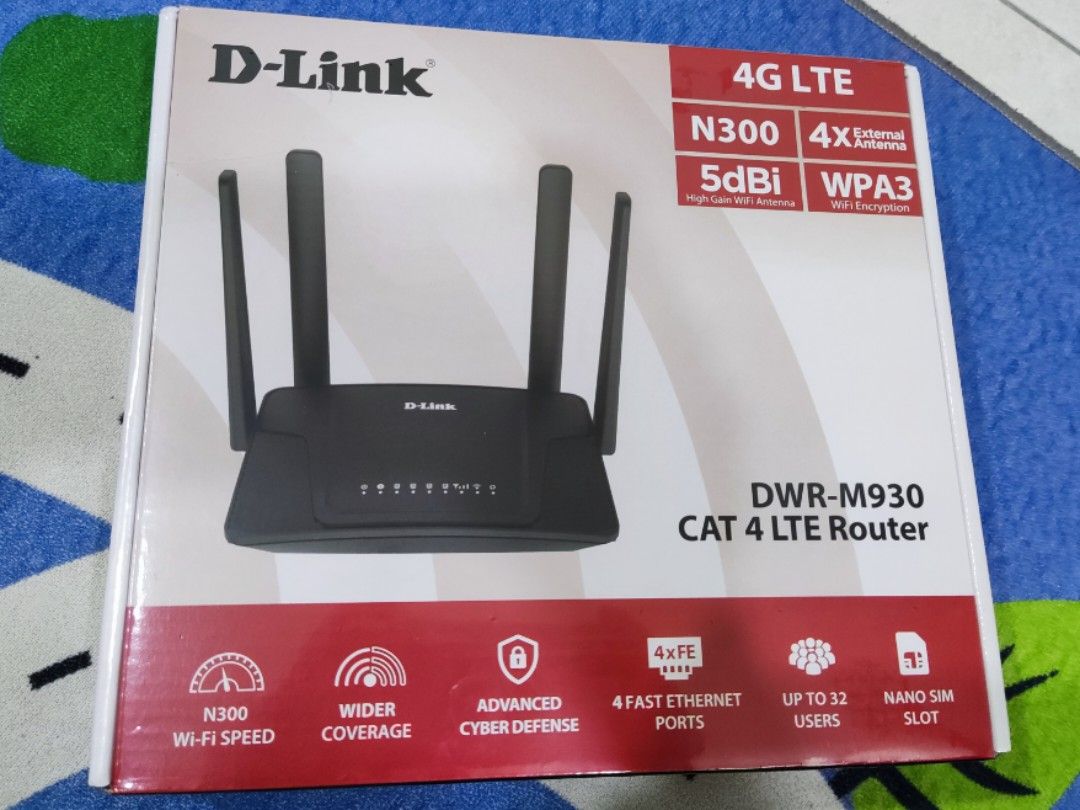 D-LINK DWR-M930 4G LTE ROUTER, Computers & Tech, Parts & Accessories ...
