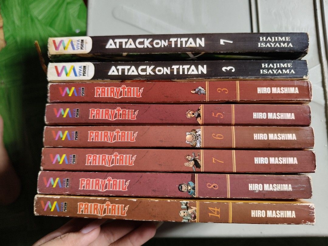 Fairytale & Attack on Titan (Tagalog Version) (Category: Comics & Manga) located in Quezon City. Submitted by delidessyyy (Listing ID 1173804834, Image 2). Description: 30 EACH OR BUY IT AS SET FOR 200 PESOS ONLY see photos for the condition RFS: Decluttering #Manga #Fairytale#AttackOnTitan.