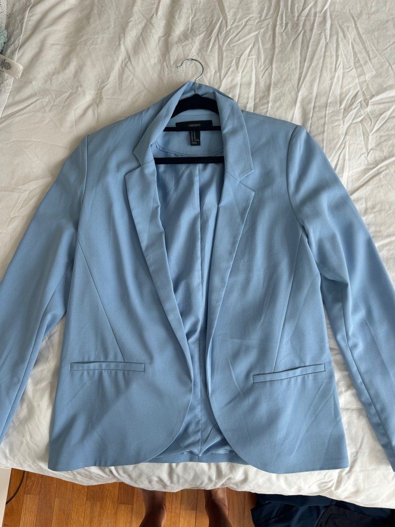 Forever 21 blue blazer discount
