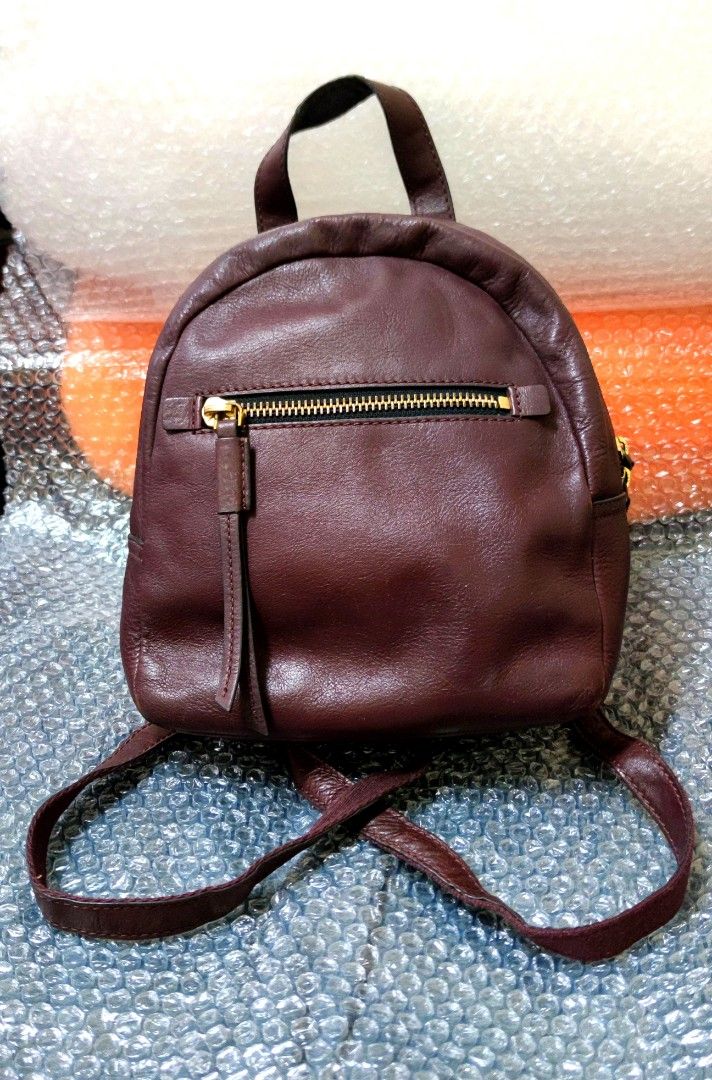 Fossil megan leather backpack clearance