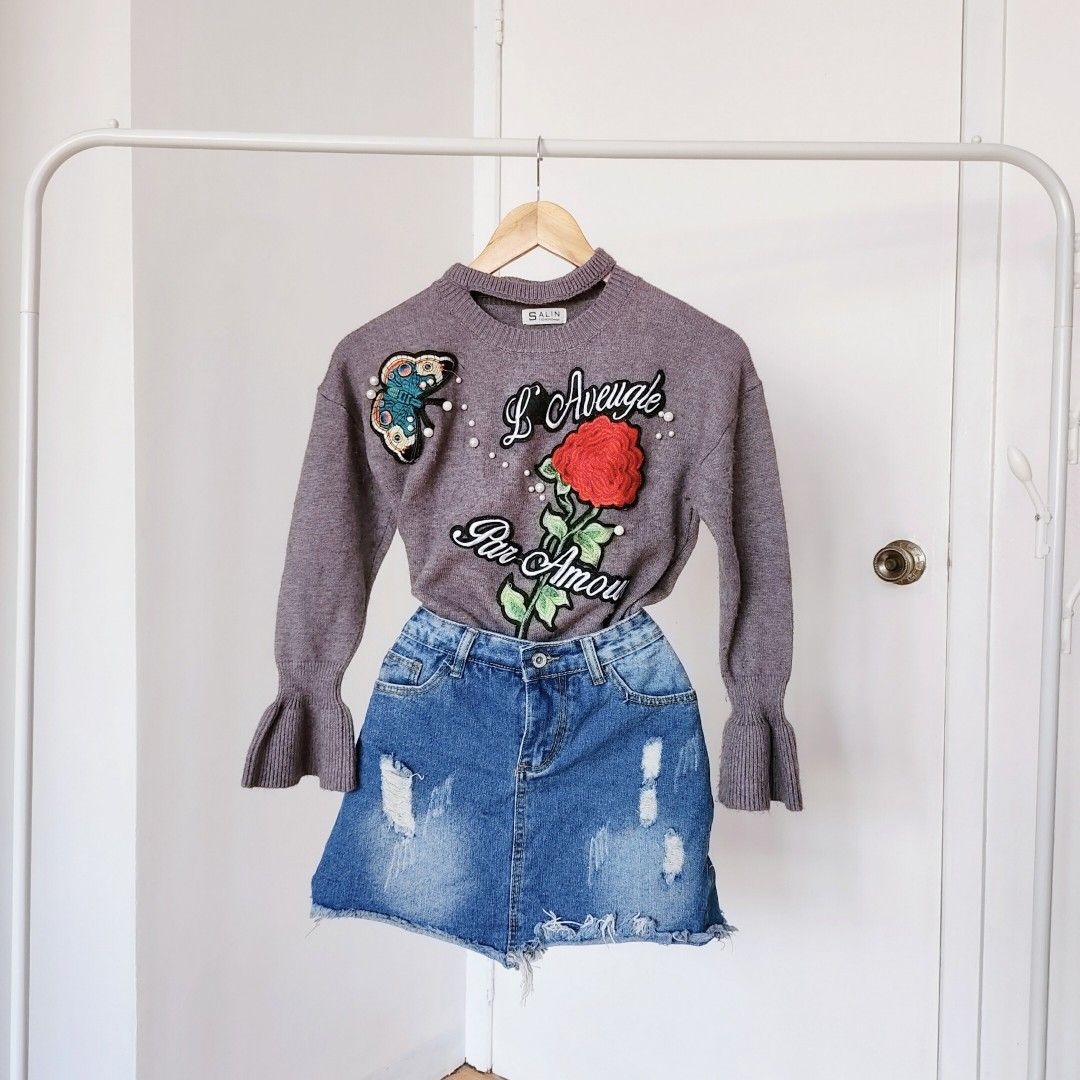 Gucci crop sweater on sale