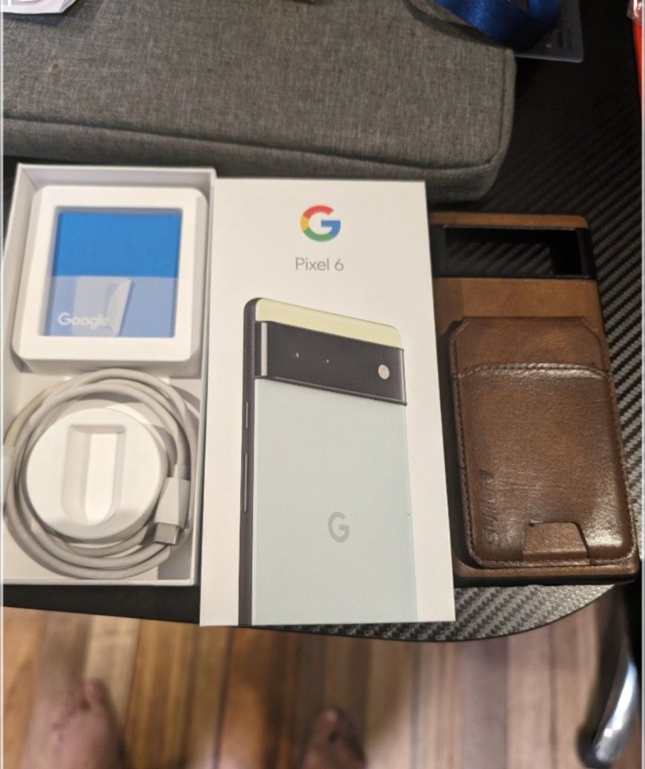 Google Pixel 6 128GB Blue New Battery Installed No issues, Mobile