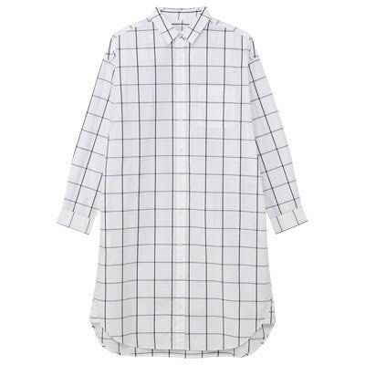GU Check Shirt Dress (Category: Dresses) located in Manaoag. Submitted by love.abgl (Listing ID 1326807582, Image 1). Description: MUJI Check Shirt One-piece Dress Small on tag W: 21 L: 36.5 No issue Mine: 450 + sf ✔️(First to pay will get the item) Mop: gcash Mod: jnt Note: Color may vary due to lighting & camera. Always manage your expectations..