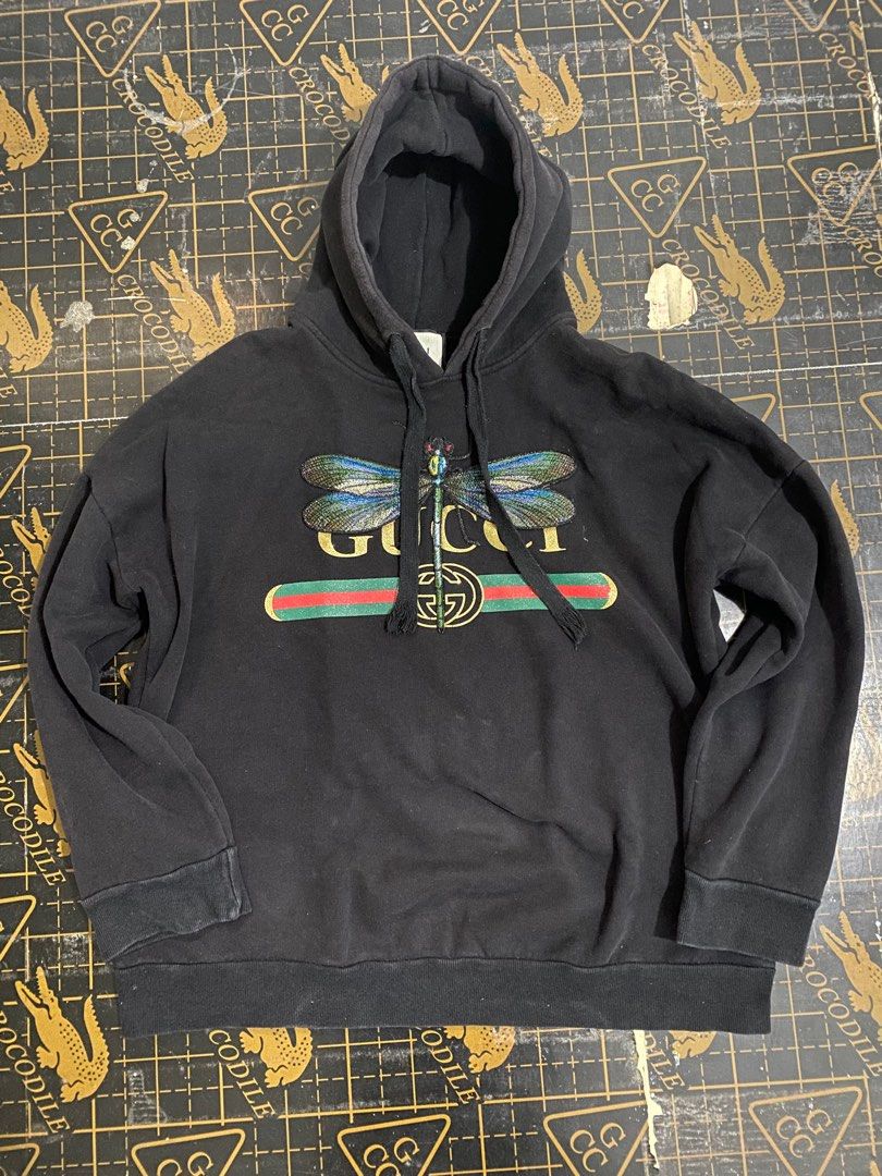 Gucci black hoodie new arrivals