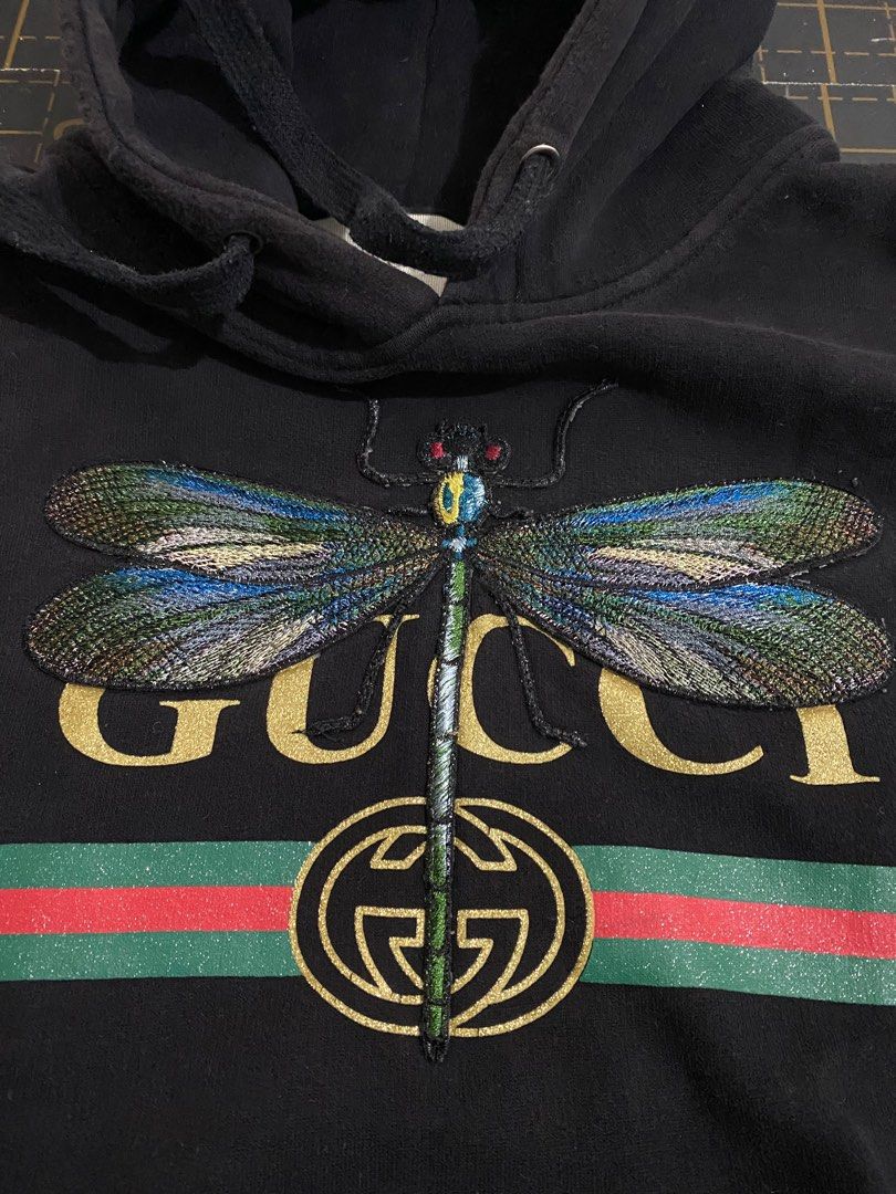 Gucci hoodie Men s Fashion Tops Sets Hoodies on Carousell