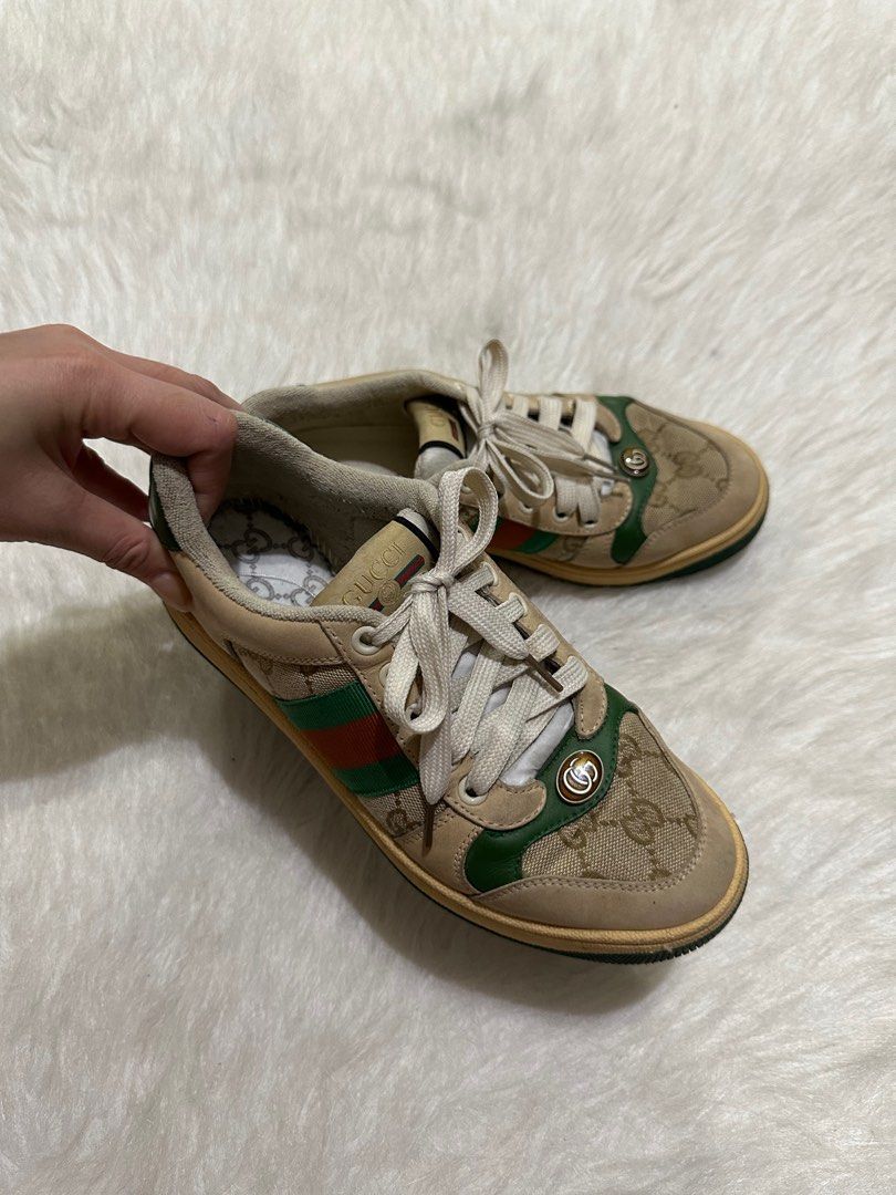 Gucci distressed shoes store