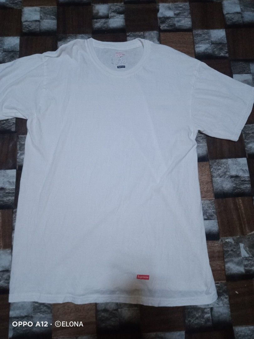 Hanes x supreme tee 2025